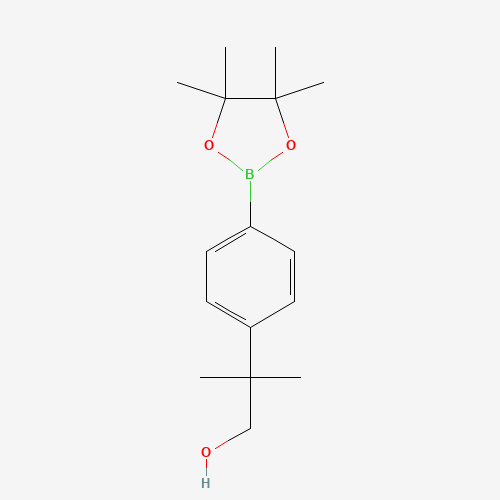 2-methyl-2-(4-(4,4,5,5-tetramethyl-1,3,2-dioxaborolan-2-yl)phenyl)propan-1-ol