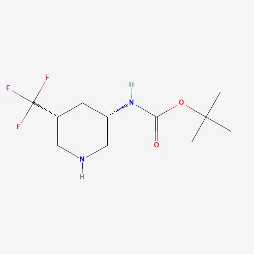 tert-Butyl n-[(3s,5r)-5-(trifluoromethyl)piperidin-3-yl]carbamate