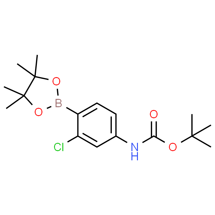 tert-Butyl (3-chloro-4-(4,4,5,5-tetramethyl-1,3,2-dioxaborolan-2-yl)phenyl)carbamate