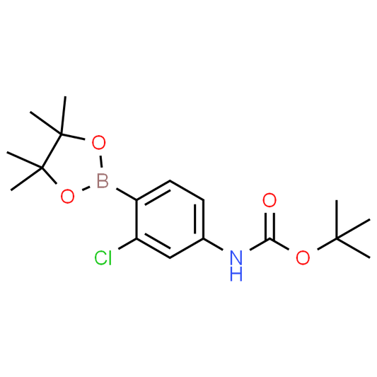 tert-Butyl (3-chloro-4-(4,4,5,5-tetramethyl-1,3,2-dioxaborolan-2-yl)phenyl)carbamate