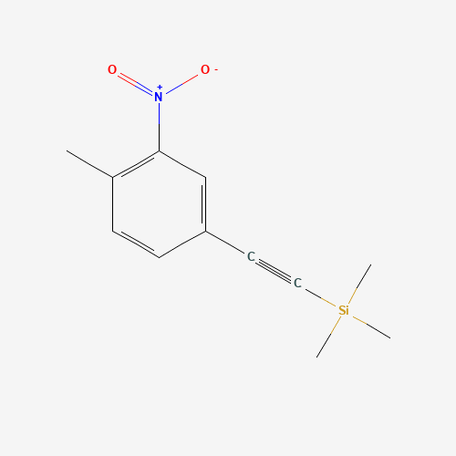 Trimethyl((4-methyl-3-nitrophenyl)ethynyl)silane