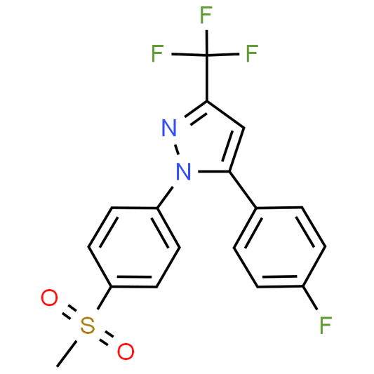 5-(4-Fluorophenyl)-1-(4-(methylsulfonyl)phenyl)-3-(trifluoromethyl)-1H-pyrazole