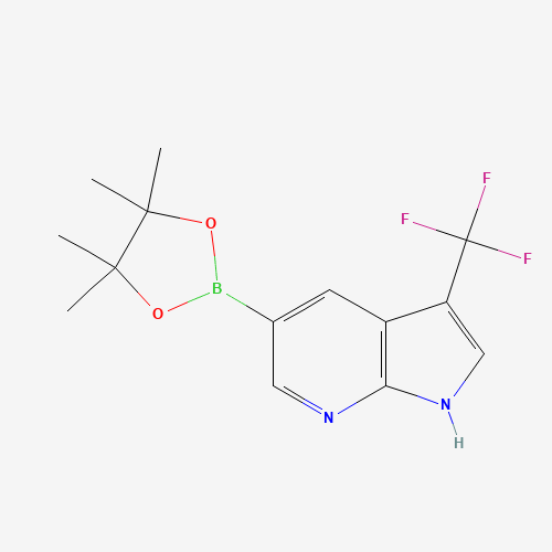 5-(4,4,5,5-Tetramethyl-1,3,2-dioxaborolan-2-yl)-3-(trifluoromethyl)-1H-pyrrolo[2,3-b]pyridine