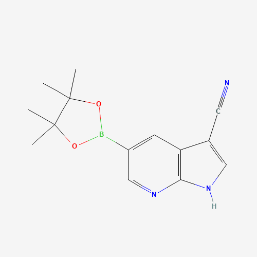5-(4,4,5,5-Tetramethyl-1,3,2-dioxaborolan-2-yl)-1H-pyrrolo[2,3-b]pyridine-3-carbonitrile