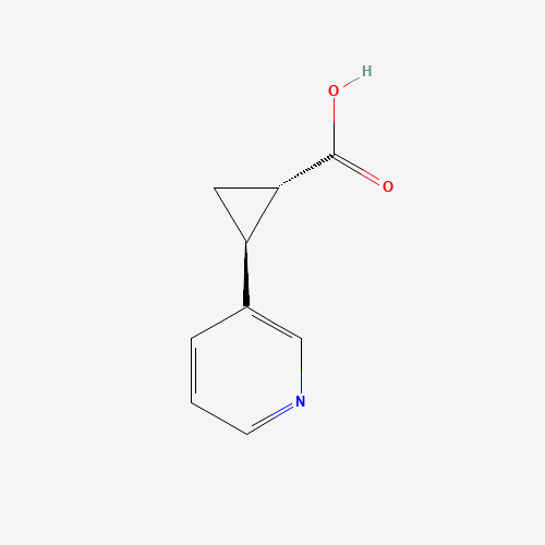(1S,2S)-2-(Pyridin-3-yl)cyclopropane-1-carboxylic acid