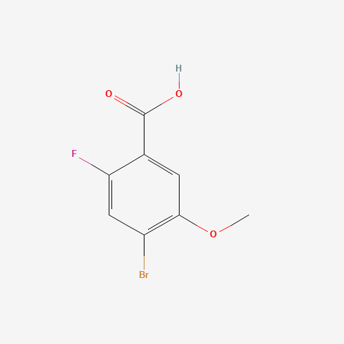 4-Bromo-2-fluoro-5-methoxybenzoic acid