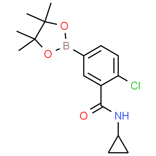 2-Chloro-N-cyclopropyl-5-(4,4,5,5-tetramethyl-1,3,2-dioxaborolan-2-yl)benzamide