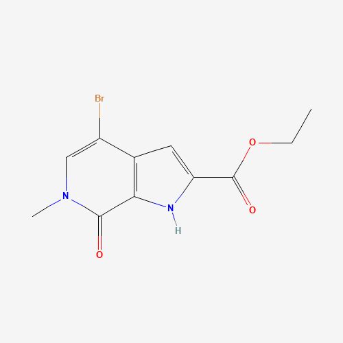 Ethyl 4-bromo-6-methyl-7-oxo-6,7-dihydro-1H-pyrrolo[2,3-c]pyridine-2-carboxylate