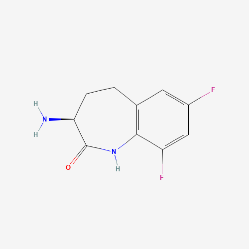 (S)-3-Amino-7,9-difluoro-4,5-dihydro-1H-benzo[b]azepin-2(3H)-one