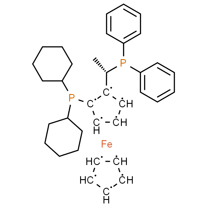 (S)-1-[(Rp)-2-(Dicyclohexylphosphino)ferrocenylethyl]diphenylphosphine