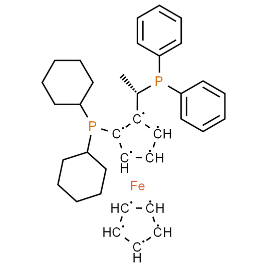 (S)-1-[(Rp)-2-(Dicyclohexylphosphino)ferrocenylethyl]diphenylphosphine
