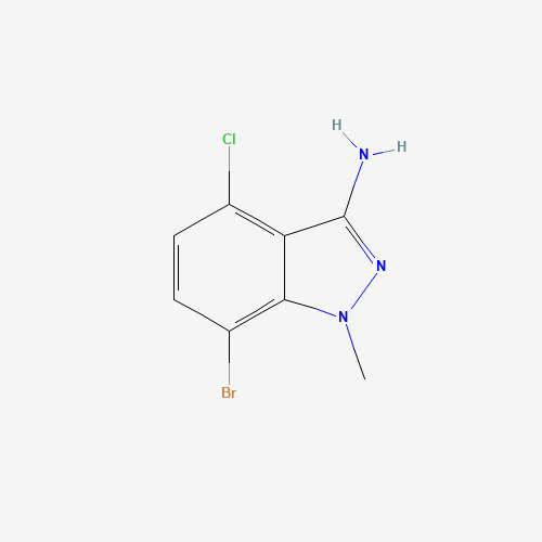 7-Bromo-4-chloro-1-methyl-1H-indazol-3-amine