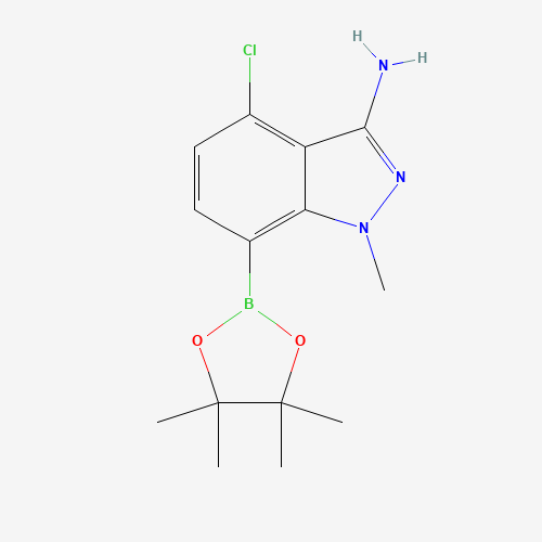 4-Chloro-1-methyl-7-(4,4,5,5-tetramethyl-1,3,2-dioxaborolan-2-yl)-1H-indazol-3-amine