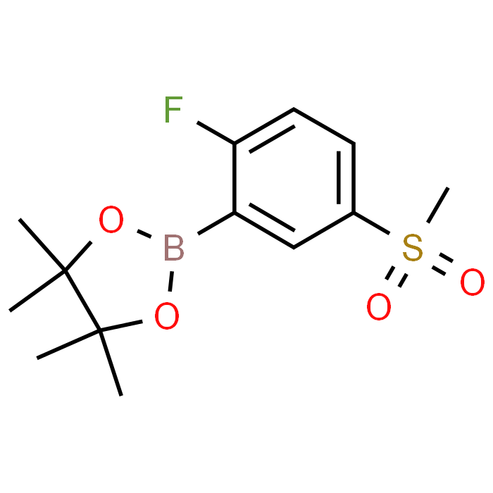 2-(2-Fluoro-5-(methylsulfonyl)phenyl)-4,4,5,5-tetramethyl-1,3,2-dioxaborolane