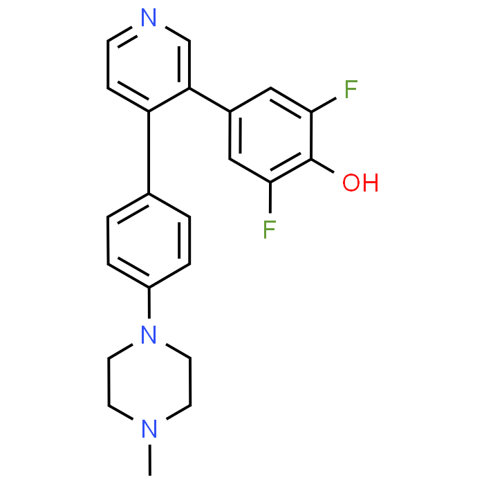 2,6-Difluoro-4-(4-(4-(4-methylpiperazin-1-yl)phenyl)pyridin-3-yl)phenol