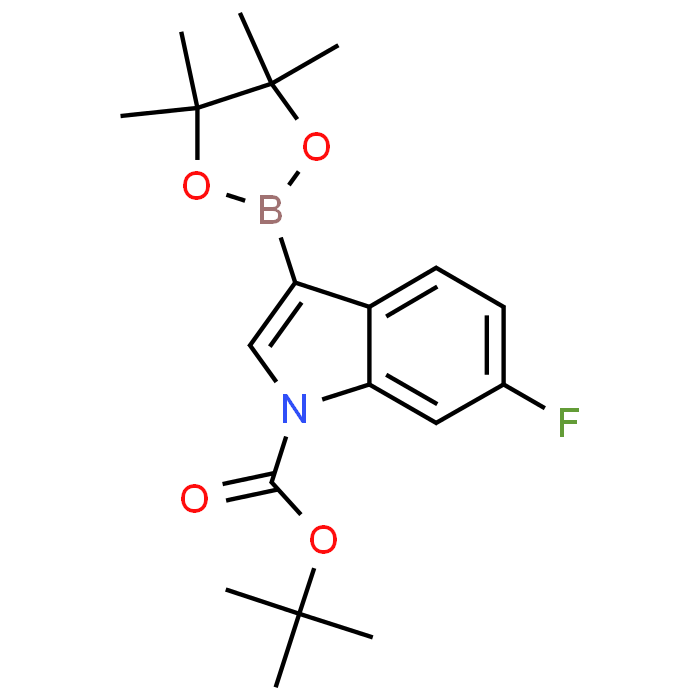 tert-Butyl 6-fluoro-3-(4,4,5,5-tetramethyl-1,3,2-dioxaborolan-2-yl)-1H-indole-1-carboxylate
