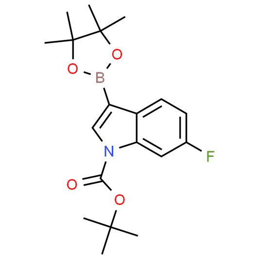 tert-Butyl 6-fluoro-3-(4,4,5,5-tetramethyl-1,3,2-dioxaborolan-2-yl)-1H-indole-1-carboxylate