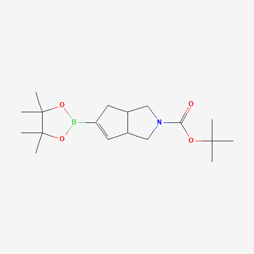 tert-Butyl 5-(4,4,5,5-tetramethyl-1,3,2-dioxaborolan-2-yl)-3,3a,4,6a-tetrahydrocyclopenta[c]pyrrole-2(1H)-carboxylate