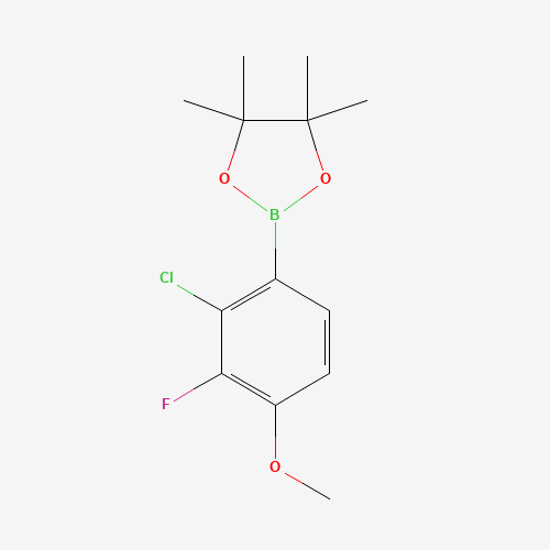 2-(2-Chloro-3-fluoro-4-methoxyphenyl)-4,4,5,5-tetramethyl-1,3,2-dioxaborolane
