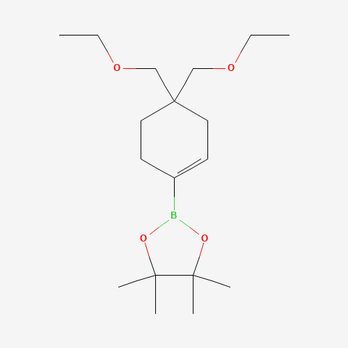2-(4,4-Bis(Ethoxymethyl)cyclohex-1-en-1-yl)-4,4,5,5-tetramethyl-1,3,2-dioxaborolane