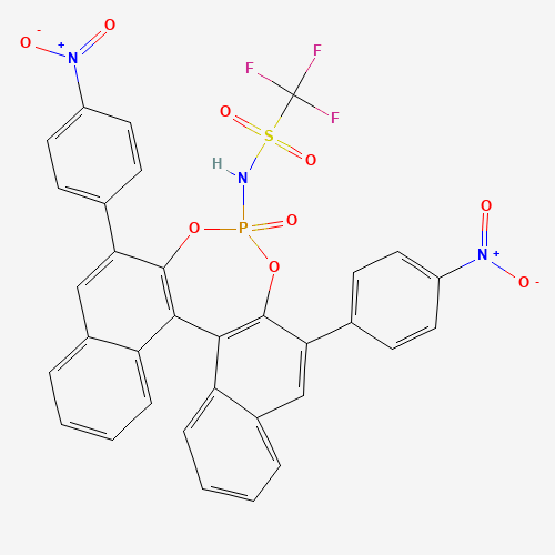 (11BS)-N-(2,6-bis(4-nitrophenyl)-4-oxidodinaphtho[2,1-d:1',2'-f][1,3,2]dioxaphosphepin-4-yl)-1,1,1-trifluoromethanesulfonamide