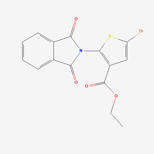 Ethyl 5-bromo-2-(1,3-dioxoisoindolin-2-yl)thiophene-3-carboxylate