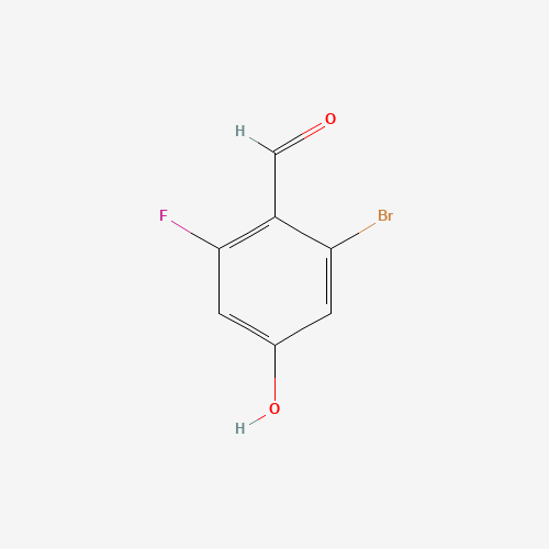 2-Bromo-6-fluoro-4-hydroxybenzaldehyde