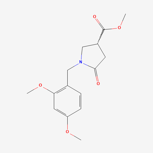 Methyl (R)-1-(2,4-dimethoxybenzyl)-5-oxopyrrolidine-3-carboxylate
