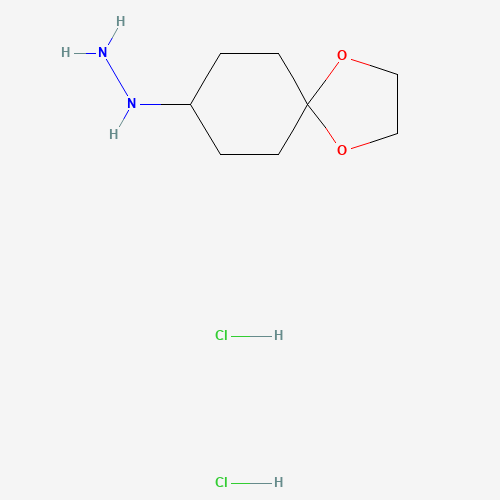 (1,4-Dioxaspiro[4.5]decan-8-yl)hydrazine dihydrochloride