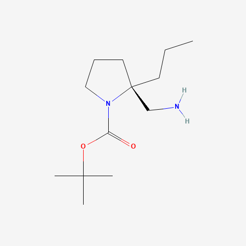 (S)-tert-Butyl 2-(aminomethyl)-2-propylpyrrolidine-1-carboxylate
