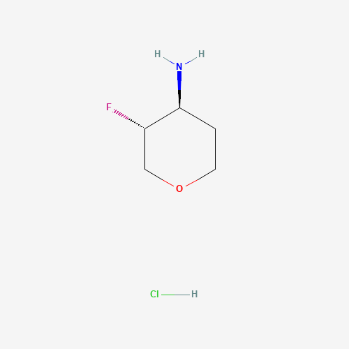 (3R,4S)-rel-3-Fluorotetrahydro-2H-pyran-4-amine hydrochloride
