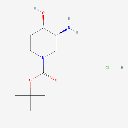 (3R,4R)-rel-tert-Butyl 3-amino-4-hydroxypiperidine-1-carboxylate hydrochloride
