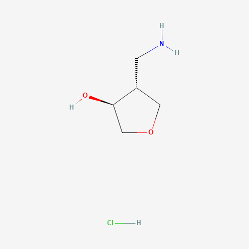 (3R,4S)-rel-4-(Aminomethyl)tetrahydrofuran-3-ol hydrochloride