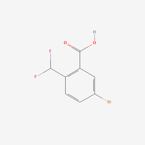 5-Bromo-2-(difluoromethyl)benzoic acid