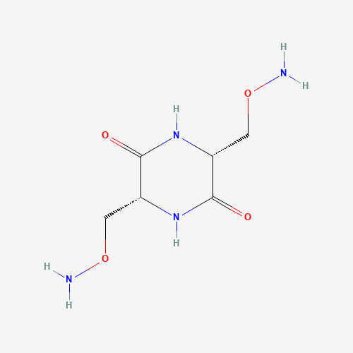 (3R,6R)-3,6-Bis((aminooxy)methyl)piperazine-2,5-dione