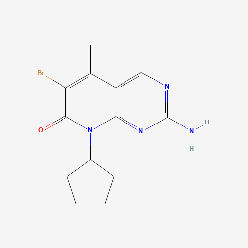 2-Amino-6-bromo-8-cyclopentyl-5-methylpyrido[2,3-d]pyrimidin-7(8H)-one