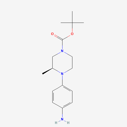 tert-Butyl (S)-4-(4-aminophenyl)-3-methylpiperazine-1-carboxylate