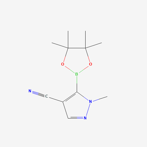 1-Methyl-5-(4,4,5,5-tetramethyl-1,3,2-dioxaborolan-2-yl)-1H-pyrazole-4-carbonitrile