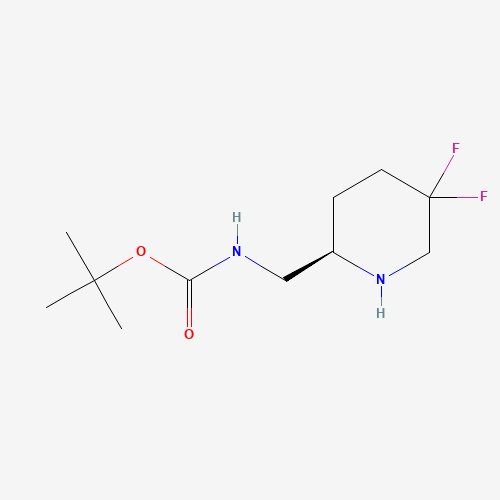 (R)-tert-Butyl ((5,5-difluoropiperidin-2-yl)methyl)carbamate