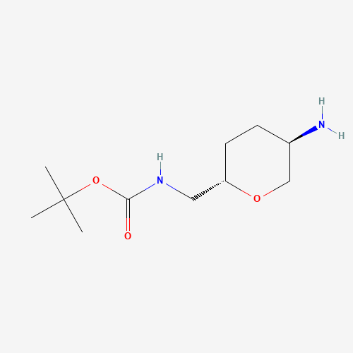(((2S,5R)-5-Aminotetrahydro-2h-pyran-2-yl)methyl)(tert-butyl)carbamate