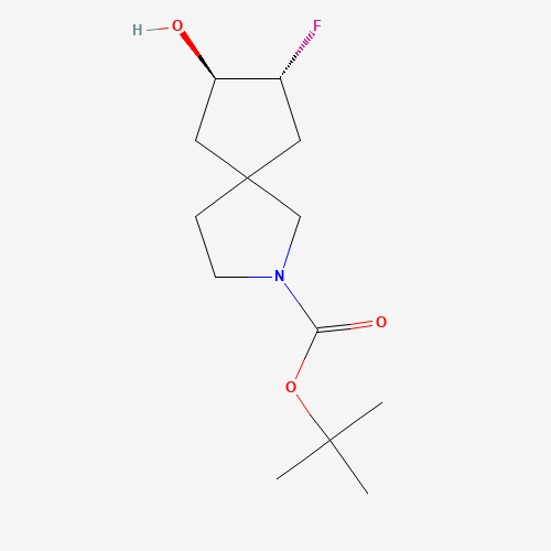 tert-butyl (7R,8R)-7-fluoro-8-hydroxy-2-azaspiro[4.4]nonane-2-carboxylate