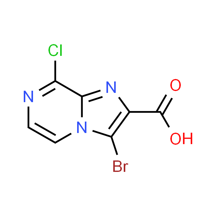 3-Bromo-8-chloroimidazo[1,2-a]pyrazine-2-carboxylic acid
