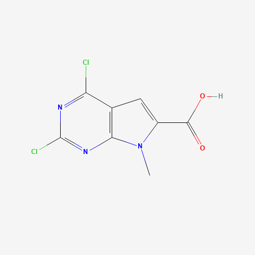 2,4-Dichloro-7-methyl-7H-pyrrolo[2,3-d]pyrimidine-6-carboxylic acid