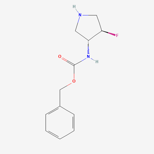 trans-3-(cbz-amino)-4-fluoropyrrolidine