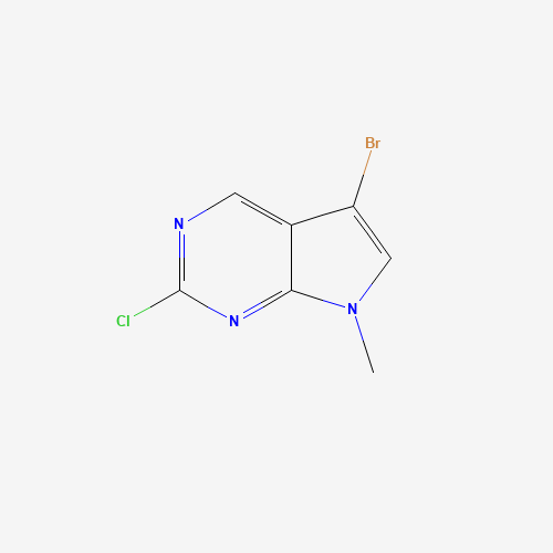 5-Bromo-2-chloro-7-methyl-7H-pyrrolo[2,3-d]pyrimidine