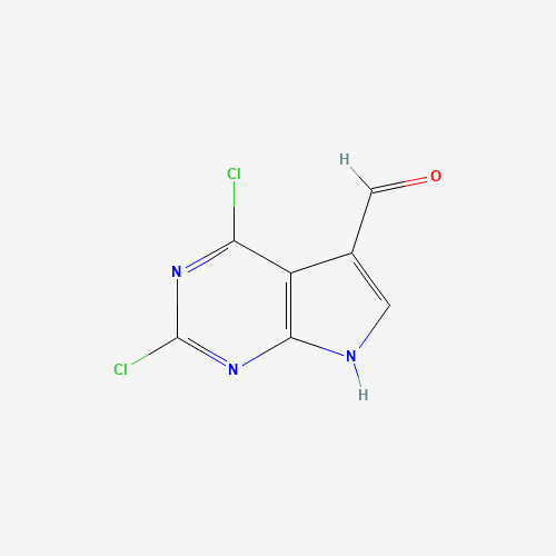 2,4-Dichloro-7H-pyrrolo[2,3-d]pyrimidine-5-carbaldehyde