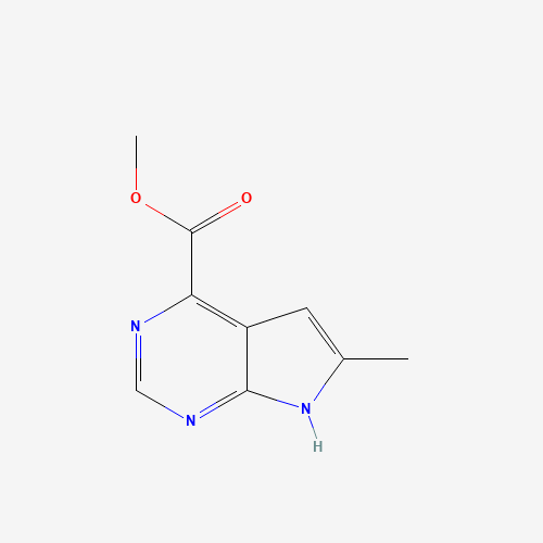 Methyl 6-methyl-7H-pyrrolo[2,3-d]pyrimidine-4-carboxylate