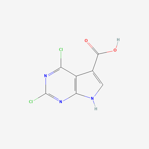 2,4-Dichloro-7H-pyrrolo[2,3-d]pyrimidine-5-carboxylic acid