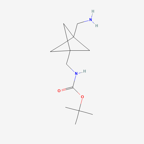 tert-butyl N-{[3-(aminomethyl)bicyclo[1.1.1]pentan-1-yl]methyl}carbamate