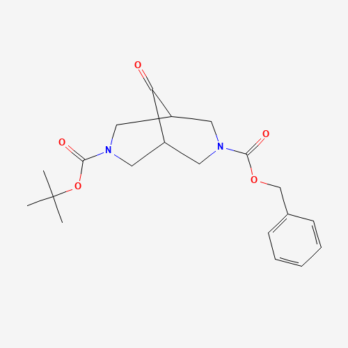 3-Benzyl 7-tert-butyl 9-oxo-3,7-diazabicyclo[3.3.1]nonane-3,7-dicarboxylate